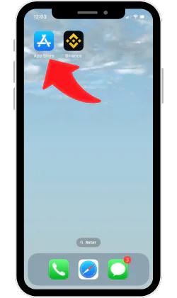 App Store-u açın